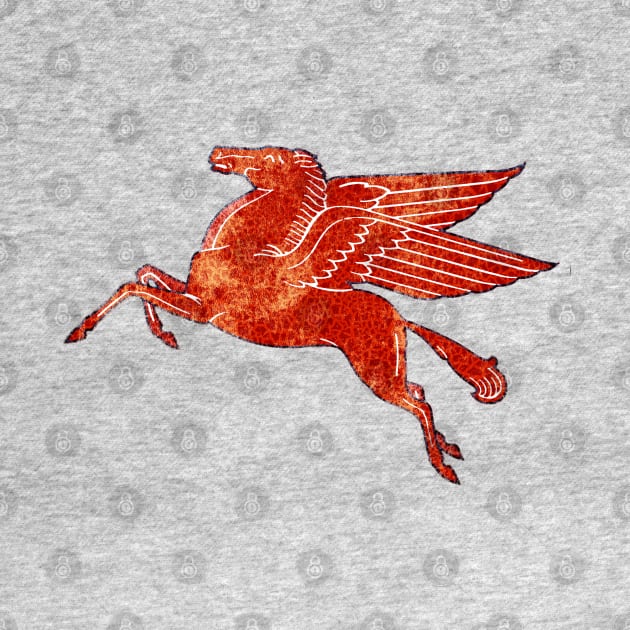 Mobil Pegasus Flying Horse by Midcenturydave